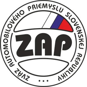 Z A P Slovak Automotive Industry Logo PNG Image