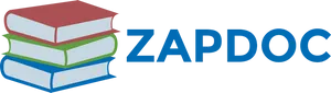 Zapdoc Book Logo Graphic PNG Image