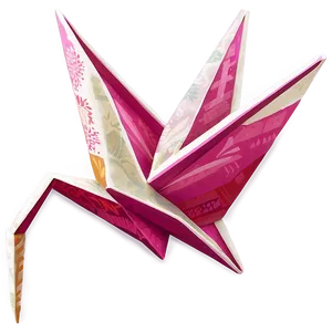 Zen Paper Crane Art Png Rbb PNG Image