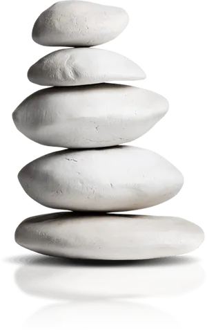 Zen Stone Stack Spa Wellness Balance PNG Image