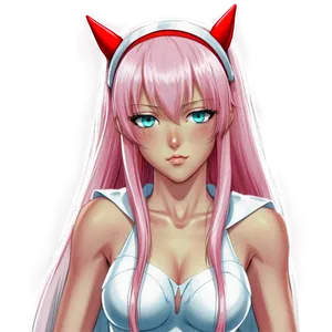 Zero Two Horns Illustration Png 06112024 PNG Image