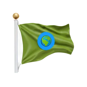 Zero Waste Green Flag Png 74 PNG Image