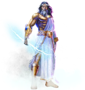 Zeus Greek Godof Thunder PNG Image