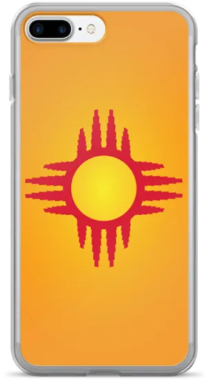 Zia Symbol Smartphone Case PNG Image