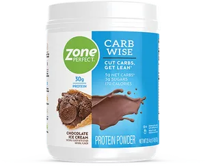 Zone Perfect Chocolate Ice Cream Protein Powder PNG Image