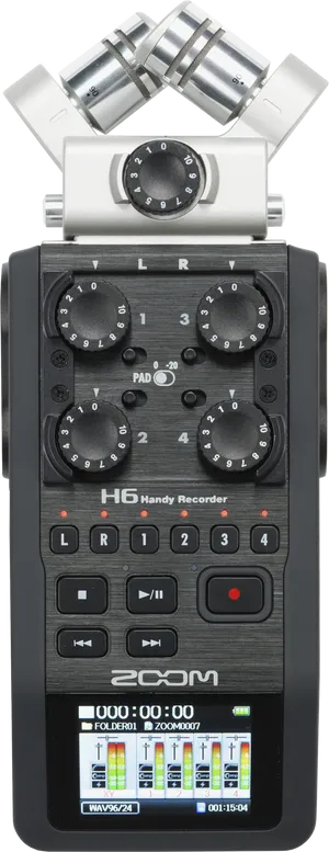 Zoom H6 Handy Recorder PNG Image