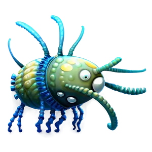 Zooplankton Cartoon Style Png 06292024 PNG Image