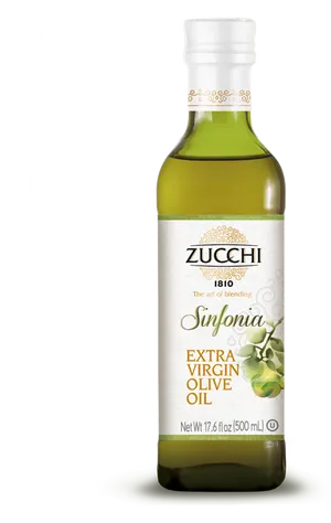 Zucchi Extra Virgin Olive Oil Bottle PNG Image